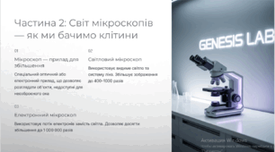 Методи дослідження клітини. Типи мікроскопії