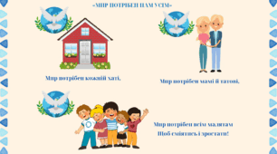 Вірш "Мир потрібен нам усім" (мнемотехніка)
