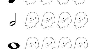 👻 Halloween-завдання: «Зафарбуй стільки привидів, скільки триває тривалість» 🎵