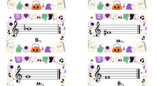 🎃 Halloween-завдання: «Побудуй мажорний та мінорний тризвук від ноти ___» 🎶
