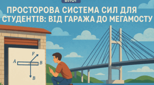 Просторова система сил для студентів: від гаража до мегамосту🏗🚙