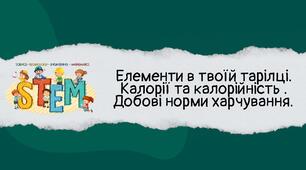 Елементи в твоїй тарілці. Калорії та калорійність. Добові норми харчування