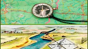 Орієнтири. Азимути та дирекційні кути. Способи визначення відстаней на місцевості та висоти місцевих предметів. Геопросторова інформація: паперові топографічні карти, електронні карти, аерознімки