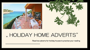 Holiday home adverts