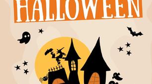 Halloween, Геловін, Хеловін розтяжка, бутафория