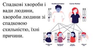 Спадкові хвороби і вади людини, хвороби людини зі спадковою схильністю, їхні причини