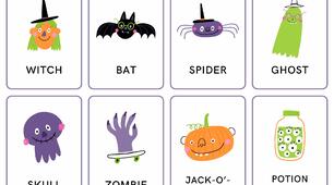Флеш-картки на уроках англійської мови "Halloween Vocabulary Flashcards"