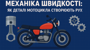 Механіка швидкості: як деталі мотоцикла створюють рух🏍