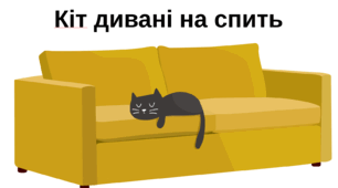 Ігрова презентація для 1 класу: складаємо речення зі слів