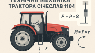 ТЕХНІЧНА МЕХАНІКА НА ПОЛІ: ПРАКТИЧНЕ ПОЯСНЕННЯ ХАРАКТЕРИСТИК ТРАКТОРА СІЧЕСЛАВ 1104🚜
