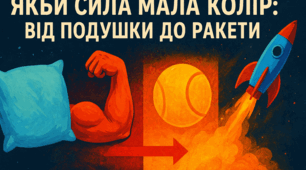 Якби сила мала колір: від подушки до ракети — на рівні атомів і Всесвіту 🌌🚀