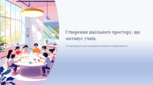 Створення шкільного простору, що мотивує учнів.