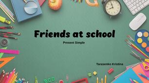 Friends at school
