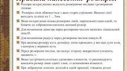 Основні відомості про нанесення розмірів на кресленні.