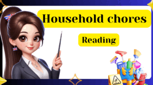 Household chores. Reading