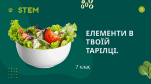STEM. Елементи в твоїй тарілці.