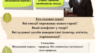 Робочий аркуш "Вільшаний король"