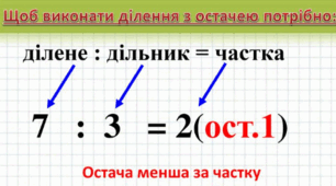 Ділення з остачею
