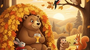 В лісі гамір затихає,  До зими крокують всі. Оксана Козак 
