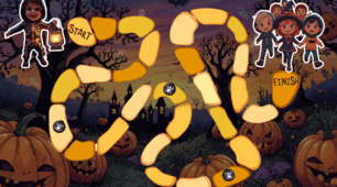 Halloween поле для настільної гри