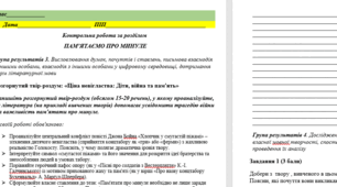 Комплексна контрольна робота(«ПАМ’ЯТАЄМО ПРО МИНУЛЕ»). ГР3, ГР4
