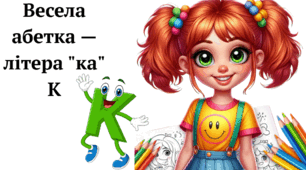 Весела абетка — літера "ка" К