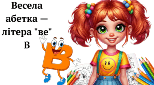 Весела абетка — літера "ве" В