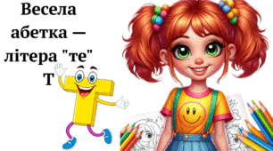 Весела абетка — літера "те" Т