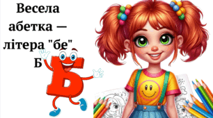 Весела абетка — літера "бе" Б
