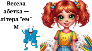 Весела абетка — літера "ем" М