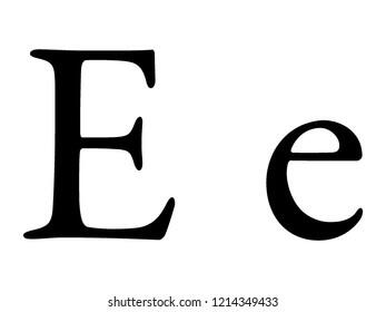 Russian Cyrillic Alphabet Letter Yeh Stock Vector (Royalty Free) 1214349433 | Shutterstock