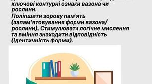 Дидактична гра "Знайди тінь вазонів"