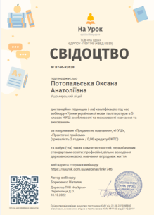  Свідоцтво