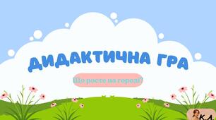 Що росте на городі?