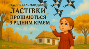 Ілюстрації до оповідання Василя Сухомлинського «Ластівки прощаються з рідним краєм»