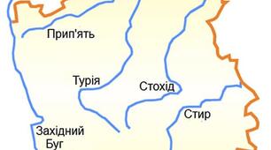Конспект бінарного уроку "Водні обєкти Волині у відсотках"