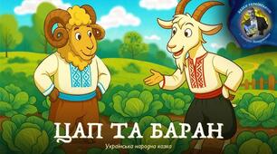 Українська народна казка "Цап та баран"