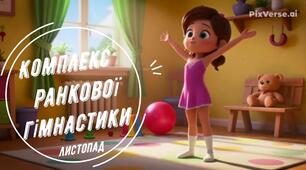 Комплекс ранкової гімнастики "Весела зарядка" листопад