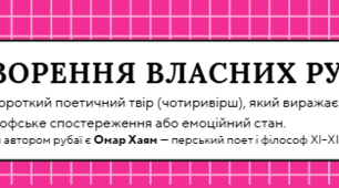 Робочий аркуш “Створюємо власне рубаї у стилі Омара Хаяма”