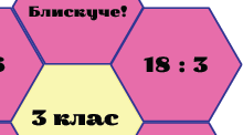 Інтерактивна гра "Математична квітка на ділення" для учнів 3 класу НУШ.