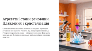 Агрегатні стани речовини. Плавлення і кристалізація