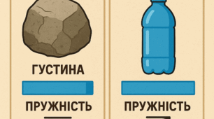 Міцність природного і хімічного походження. Властивості матеріалів: густина, пружність, міцність.
