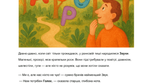 Казка про Звуки
