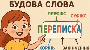 Діагностична робота по темі "Будова слова"