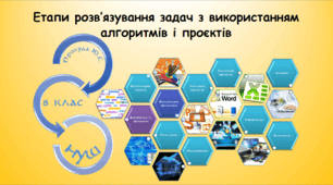 Змістова лінія «Алгоритмізація та програмування». Тема 4. Алгоритми та програми. Інструктаж з БЖД. Етапи розв’язування задач з використанням алгоритмів і проєктів.
