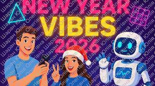 Сценарій новорічної вечірки для підлітків  «NEW YEAR VIBES 2026» 6-11 клас