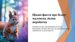 Цікаві факти про білку: маленька лісова акробатка