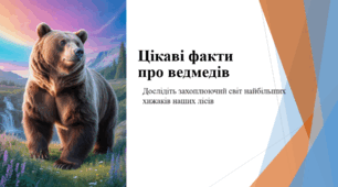 Цікаві факти про ведмедів