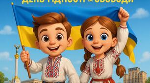 Постер  "День Гідності та Свободи"