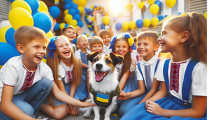 Сценарій до 20 листопада "Пес Патрон вітає дітей із Всесвітнім днем дітей та Днем захисту дітей"